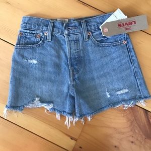 Levi’s high waisted shorts